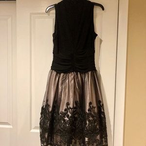 Black/Blush Cocktail Dress